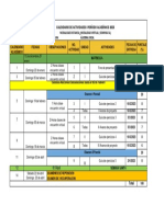 Calendario de Actividades