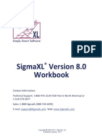 SigmaXL Version 8 Workbook
