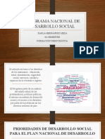 PROGRAMA NACIONAL DE DESARROLLO SOCIAL Karla