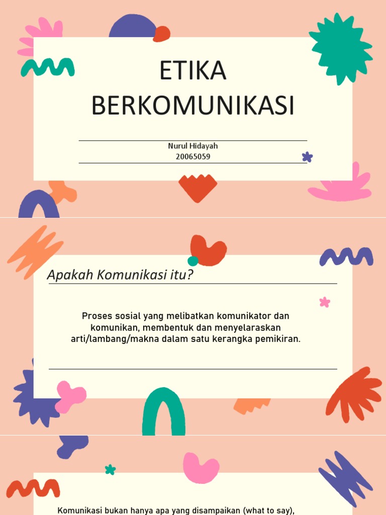 Etika Berkomunikasi | PDF