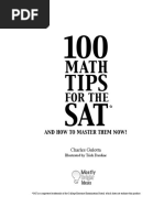 100 Math Tips For The SAT