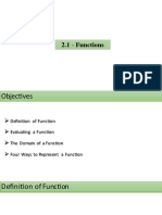 2.1 Functions