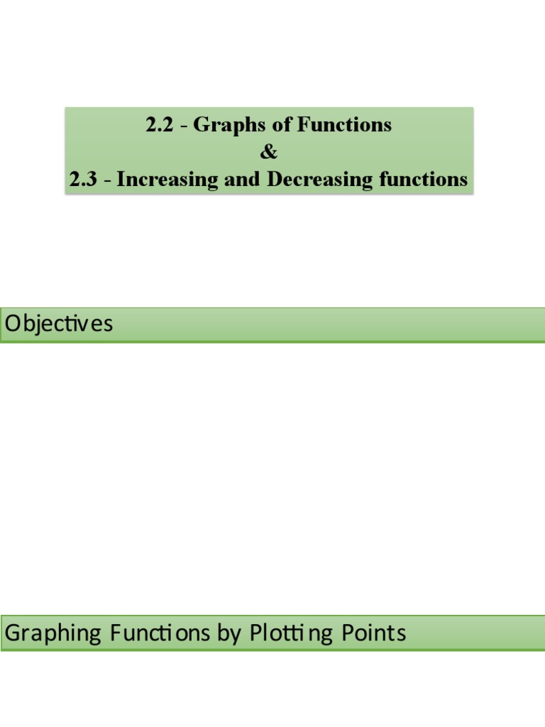 Functions & Graphing Basics | PDF | Function (Mathematics) | Equations