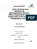 Gas Metano en Biodigestores