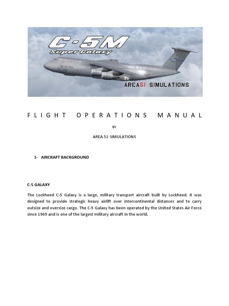 Flight Operations Manual | PDF | Aviation | Industries