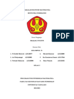 Makalah Ekonomi Matematika Kelompok 4