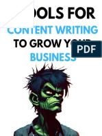 Content Writing Business: To Grow Your