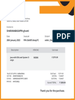 Java With DSA and System Design Invoice