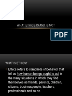 What Ethics Is and Is Not