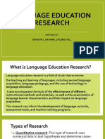 Language Education Research