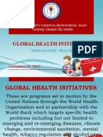 Global Health Initiatives