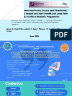 Interaction Between Metformin, Folate and Vitamin B12 and The Potential Impact On Fetal Growth and Long-Term Metabolic Health in Diabetic Pregnancies