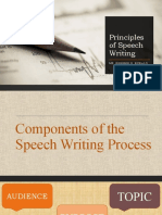 Principles of Speech Writing