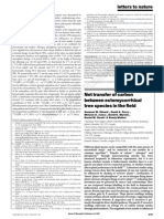 Net Transfer of Carbon Between Ectomycorrhizal Tree Species in The Field