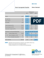 WS1414-EN Material Properties GAB GPX Synthetic Resin-Impregnated Graphite