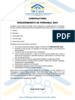 Convocatoria 2023