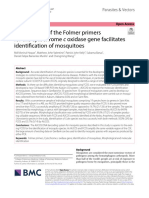 Modification of The Folmer Primers For The Cytochrome C Oxidase Gene Facilitates Identification of Mosquitoes