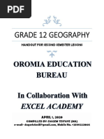 Handout - Geography For Grade 12