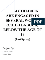 Slum Children Are Engaged in Several Works