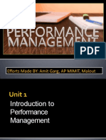 Perfromance Management PPT MBA 4th Semester