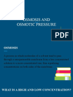 Understanding Osmosis and Osmotic Pressure