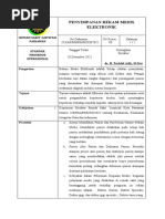 Sop Pengisian Rekam Medis Elektronik (Rme) | PDF