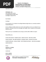 Letter of Request Statistician | PDF