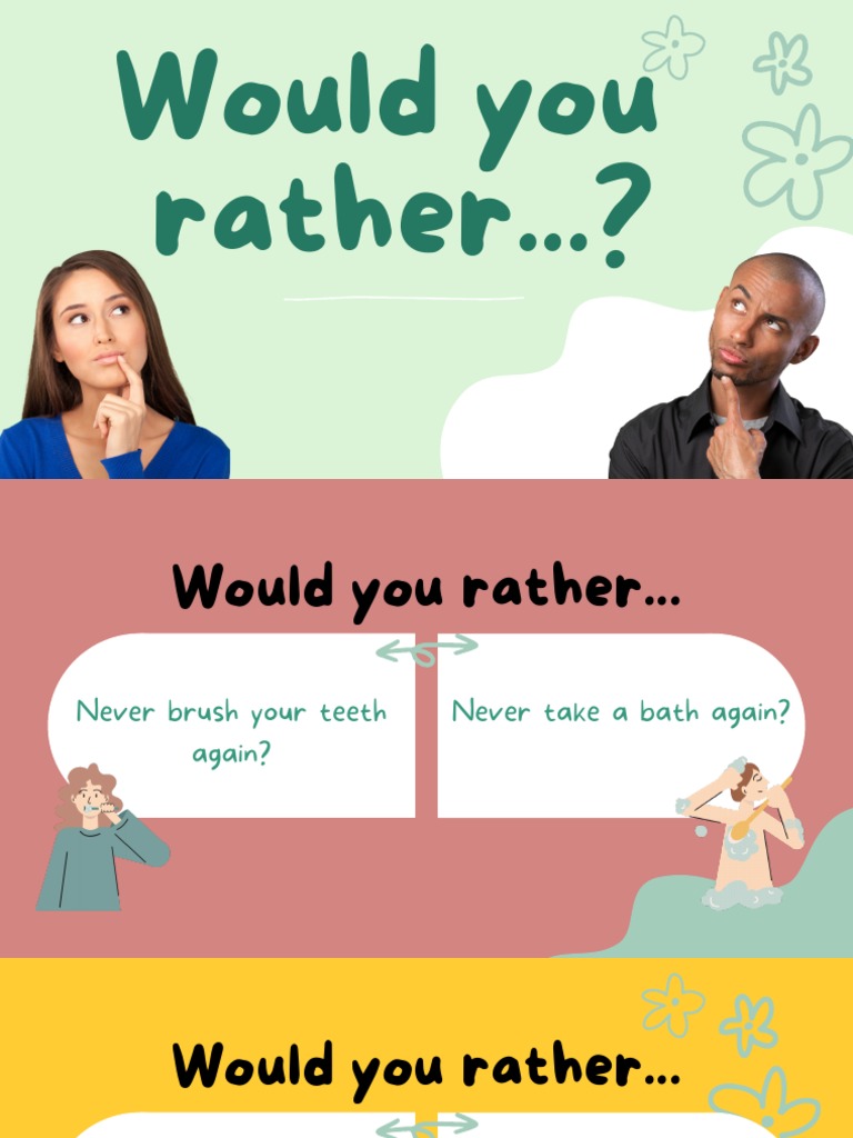 Would You Rather... | PDF