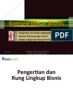 Konsep Dasar Bisnis