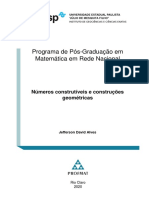  Números Construtíveis e Construções Geométricas 