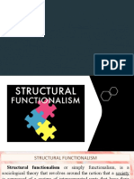 Day 8 Structural Functionalism