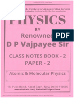 Atomic & Molecular physics