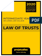 Law of Trusts - 2020 (English)