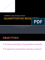 Quantitative Research