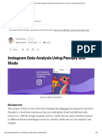Instagram Data Analysis Using Panoply and Mode - by Ka Hou Sio - Towards Data Science