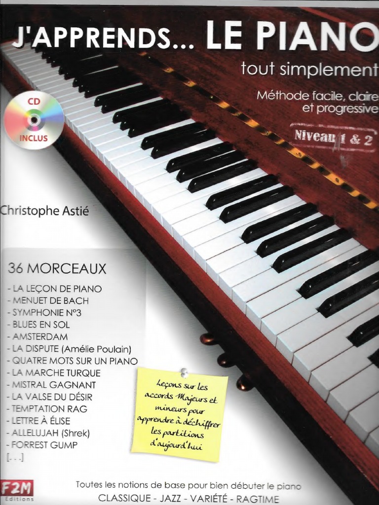 Piano fortissimo methode piano adulte debutant