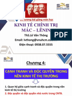 Chương 4 - Cạnh tranh và độc quyền trong nền KTTT