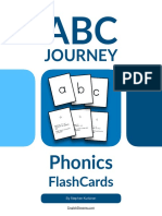 ABC Journey Print All Phonograms FlashCards