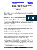 Full Paper THE PROBLEM OF SOCIAL INTELLECT AND ITS COMPONENTS IN THE WORK OF ORIENTAL THINKERS