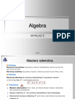 SIMRAlgebra W05