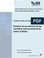 MACIÁN - Estudio de Los Efectos de Las Principales Variables Macroeconómicas Sobre La Bolsa
