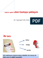 Yeni Tani Alan Hastaya Yaklasim