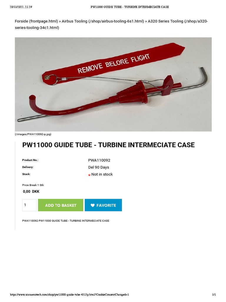 PW11000 Guide Tube for Turbine Case | PDF