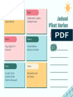 Jadwal Piket Dan Mapel Ibtidai