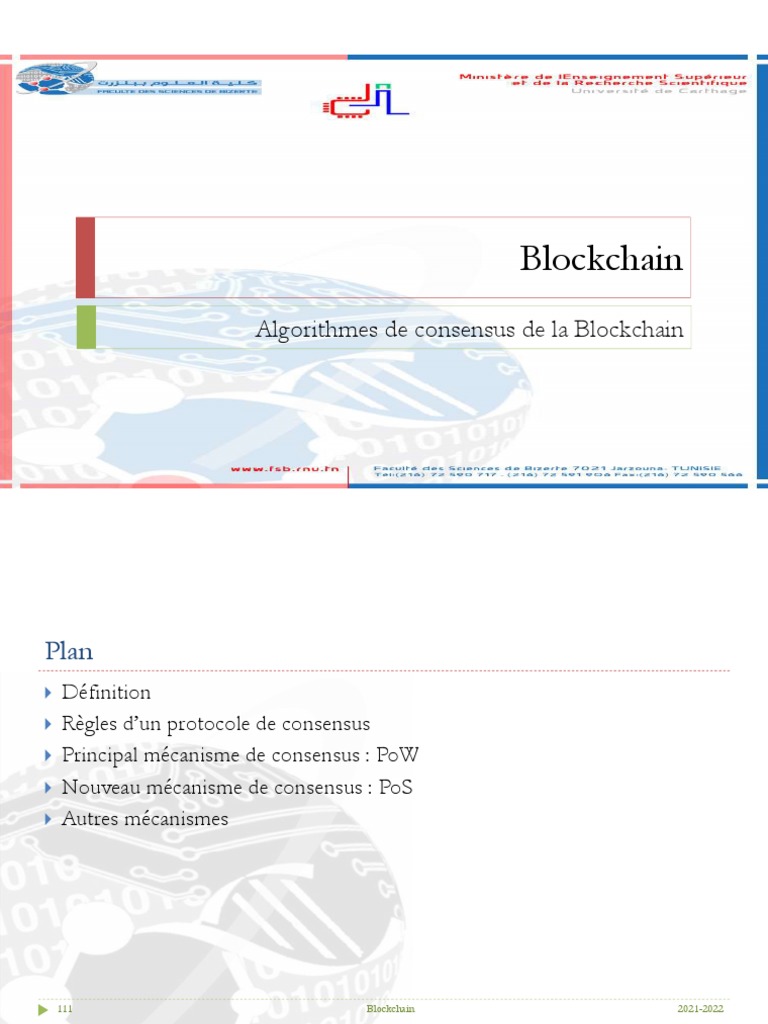 Mécanismes de consensus blockchain | PDF | Bitcoin | Informatique
