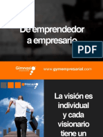 Como Pasar de Emprendedor A Empresario