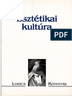 Lukács György - Esztétikai Kultúra. Tanulmányok (Napvilág - Lukács Archívum, 1998)