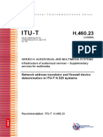 ITU-T H.460.23 Enables NAT/FW Reporting