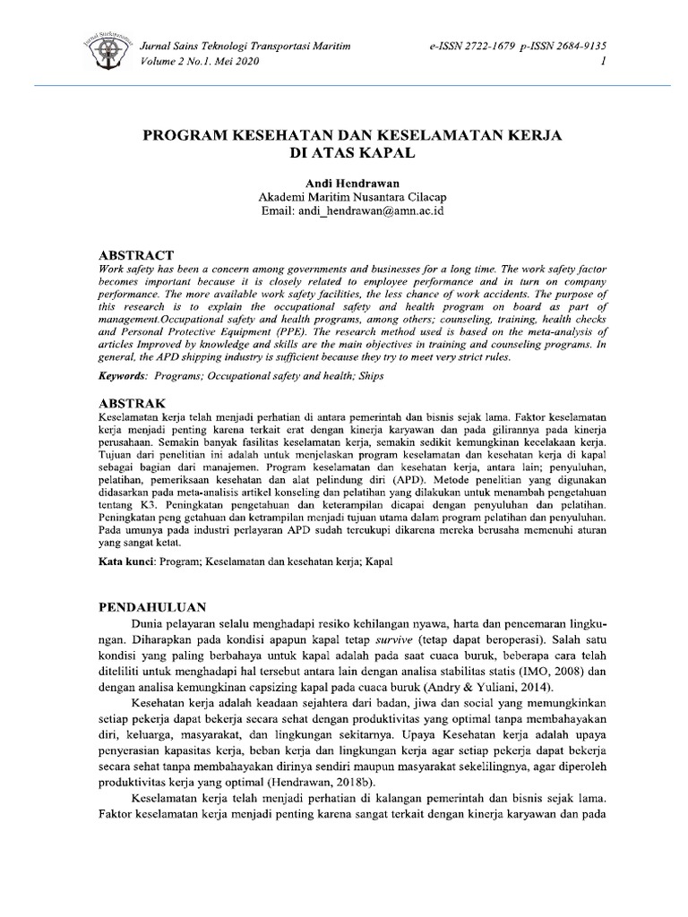 Jurnal 3 - K3 | PDF