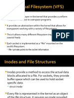 Linux Virtual Filesystem (VFS) and Socket Layer Functions